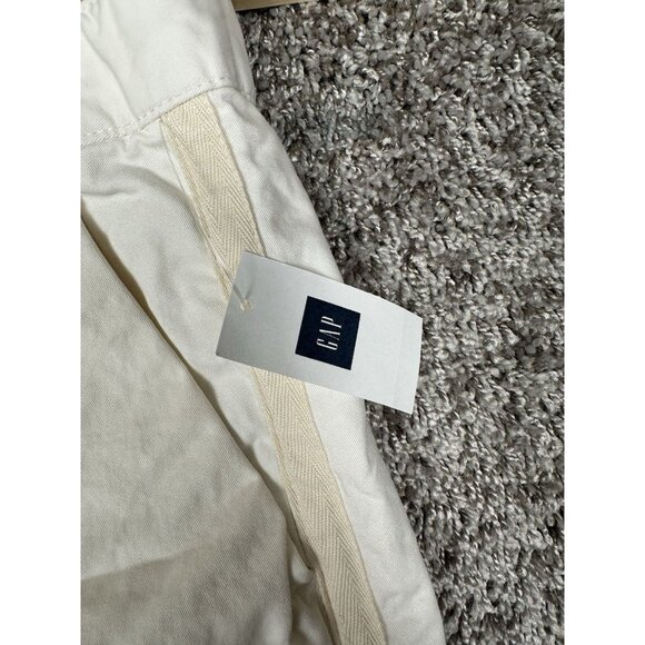 GAP Girlfriend‎ Chino Pants Beige Stripe 6 Straight Leg Casual Minimalist Y2K - Picture 5 of 15